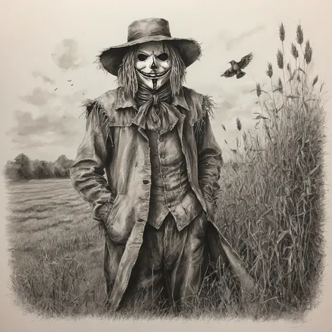 scarecrow drawing