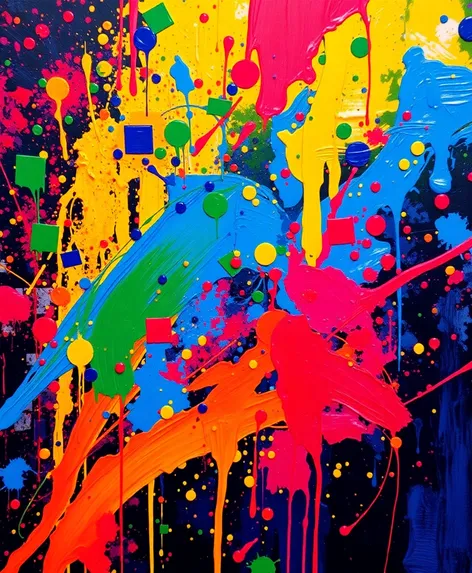 paint splatter background