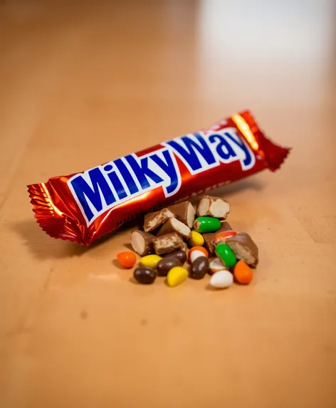 milky way candy unwrapped