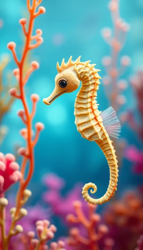 seahorse drawing