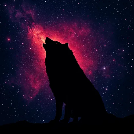 wolf galaxy wallpaper