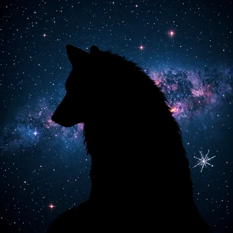 wolf galaxy wallpaper