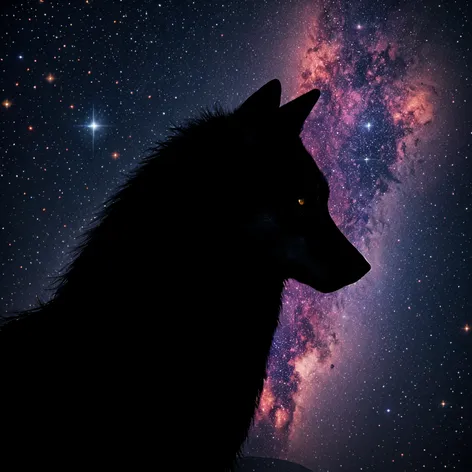 wolf galaxy wallpaper