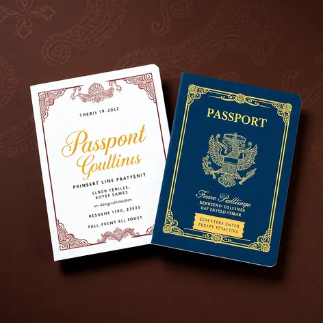 passport wedding invitations