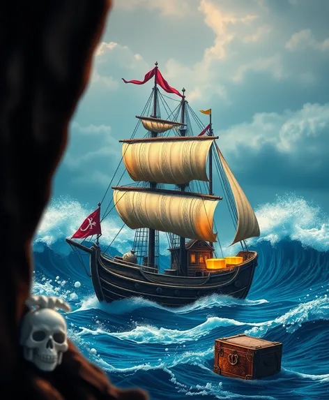 pirate ship artwork