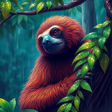 wet sloth