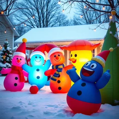 funny christmas inflatables