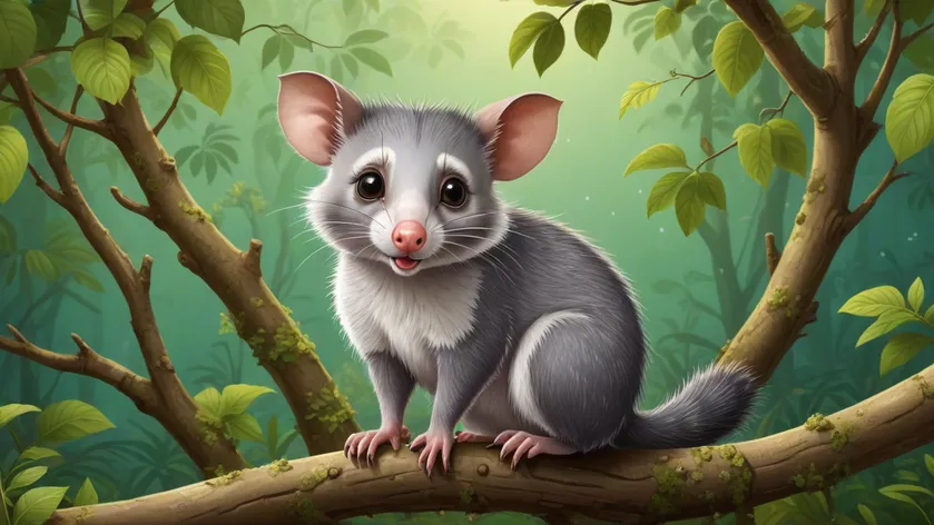 cartoon possum