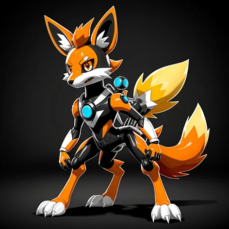 Steel/Fire Type fox called