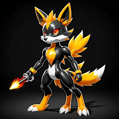 Steel/Fire Type fox called