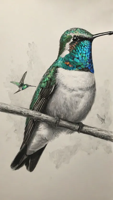 humming bird drawing