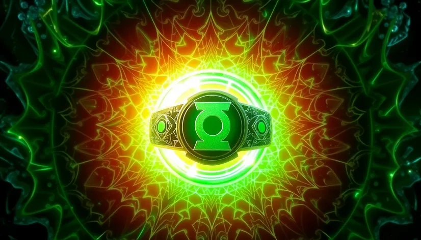 green lantern ring art