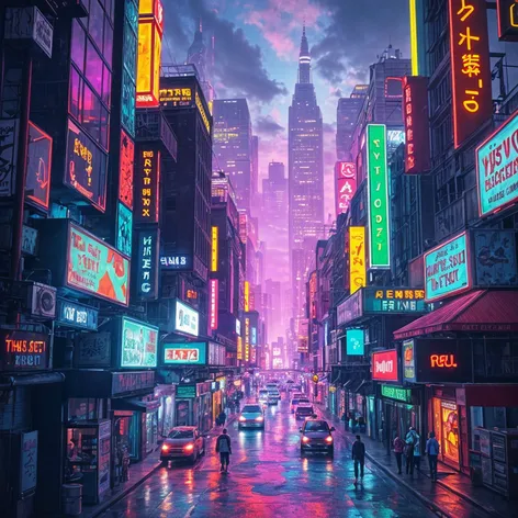 neon city