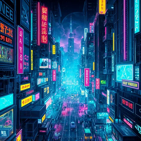 neon city