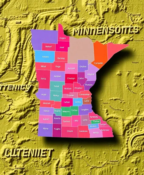 map of minnesota counties