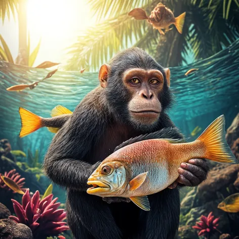 fish monkey