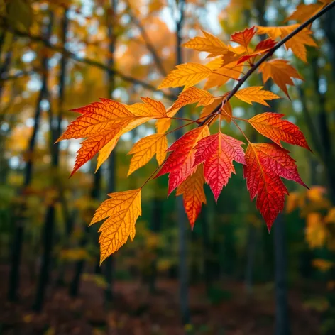 pecan nut tree leaves