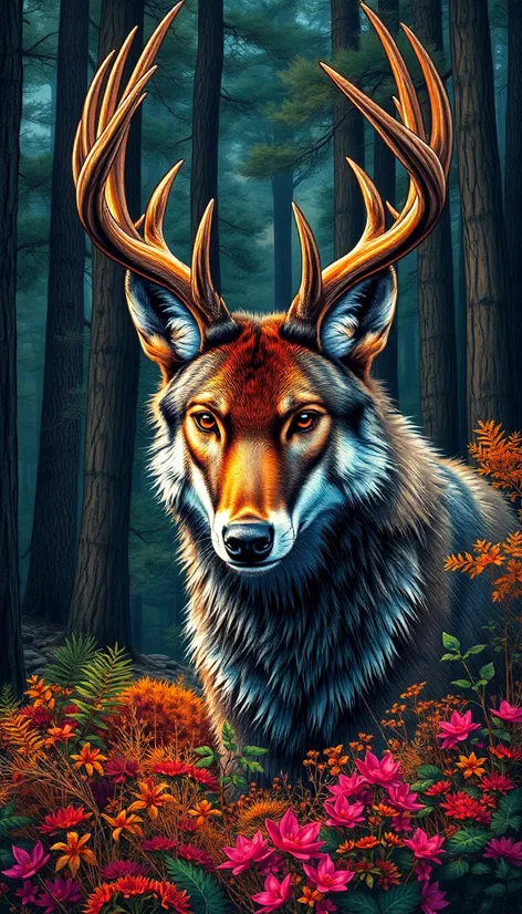 wolf deer hybrid