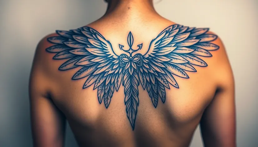 seraphim back tattoo