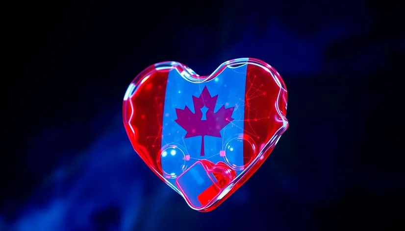 transparent canada heart