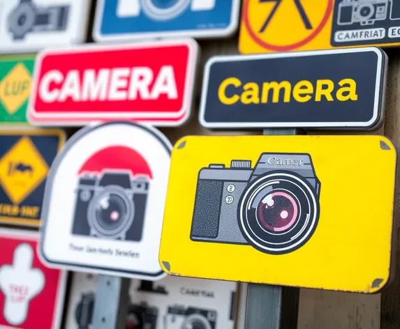 free camera signs printable