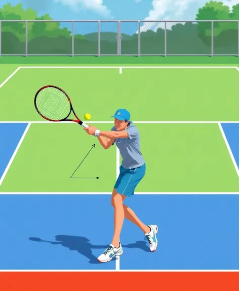 tennis forehand diagram