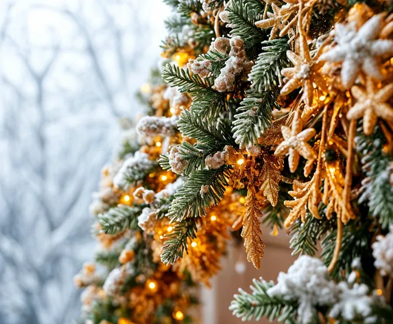 christmas tree garland