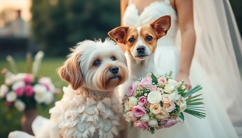 dog wedding dress