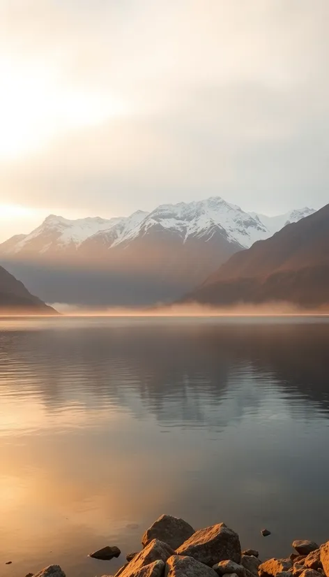 portillo lake in chile