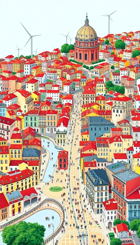 lisbon portugal city map