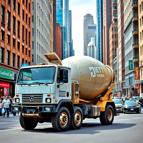 concrete mixer truck