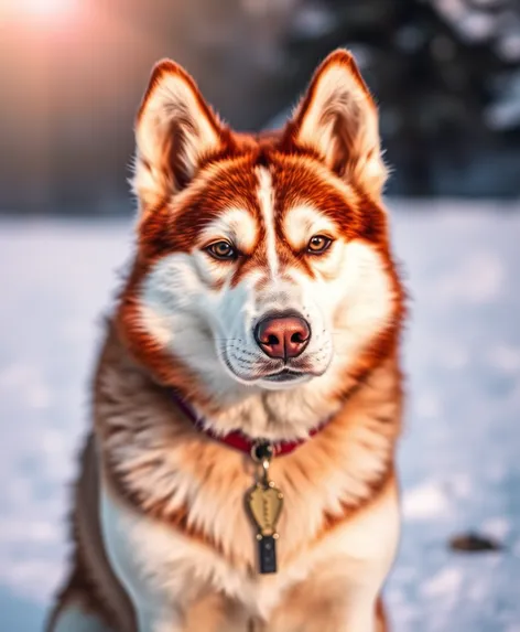 red siberian husky