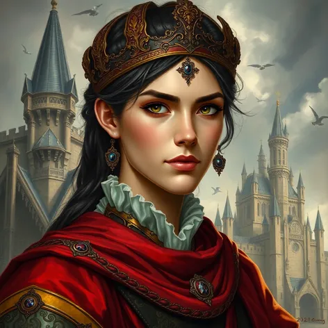 fantasy portrait art