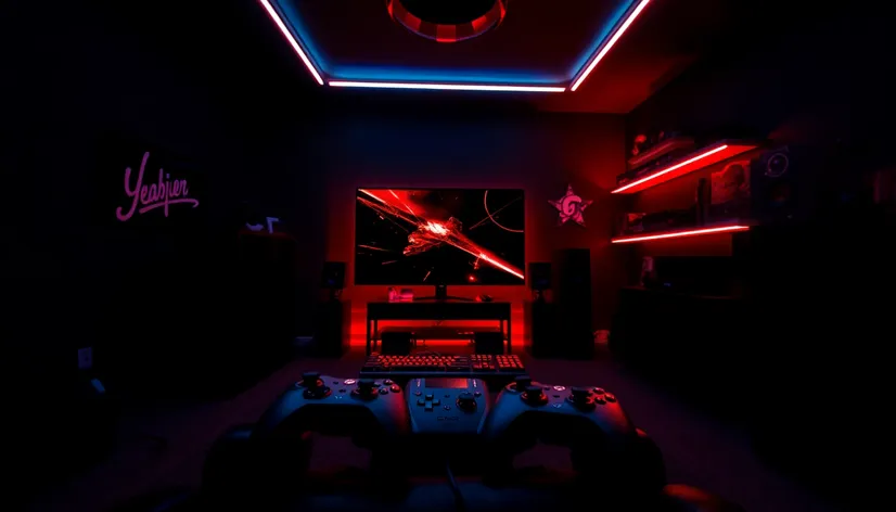 black and red gaming