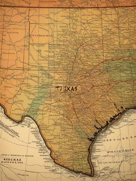 texas oklahoma map