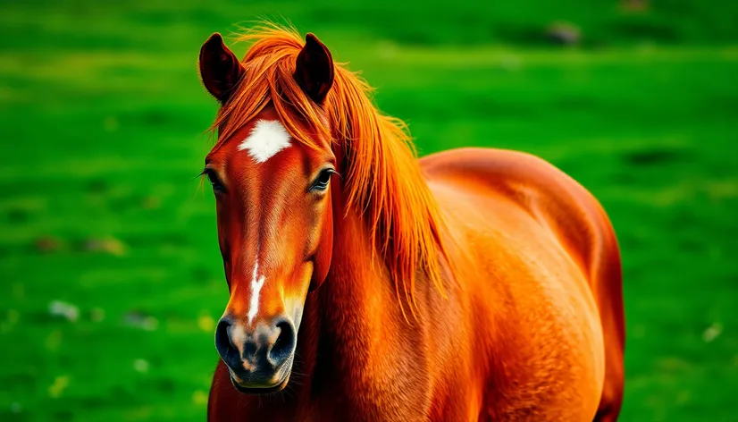 red roan horse