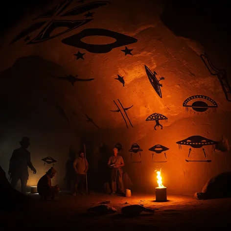 cave drawings ufo