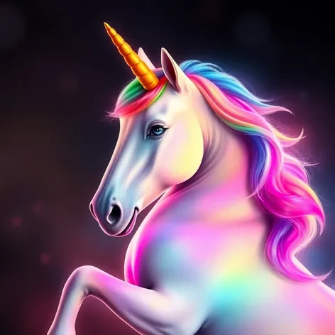 realistic rainbow unicorn