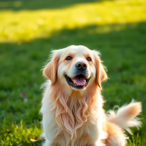 fat golden retriever