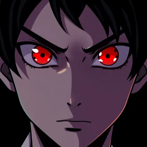 red eyes in anime