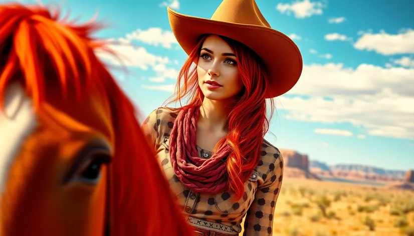 red head cowgirl