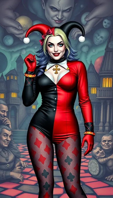 harley quinn adult costume