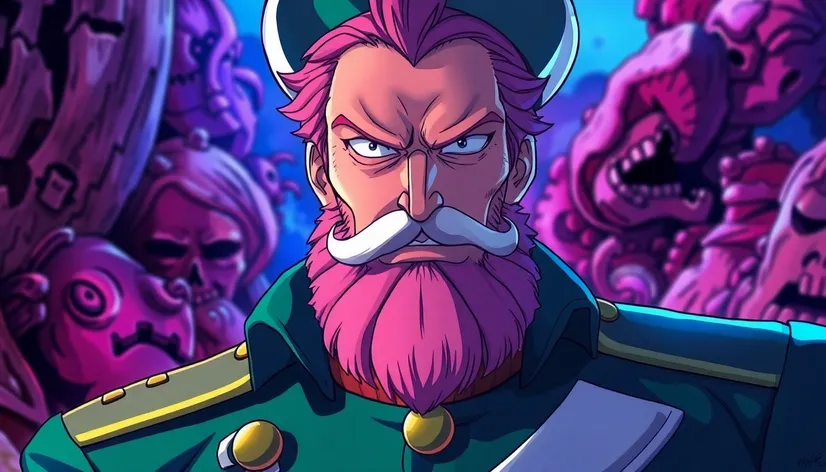 pink beard one piece