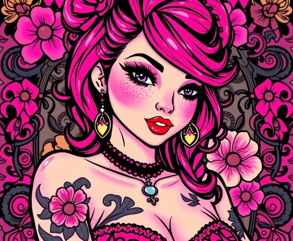 bratz pinup girl tattoos