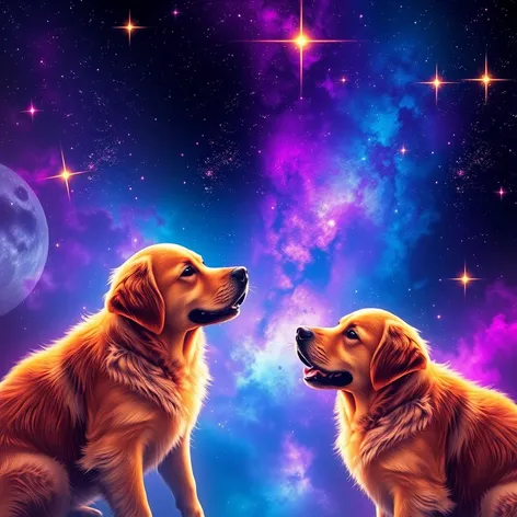 galaxy golden retrievers