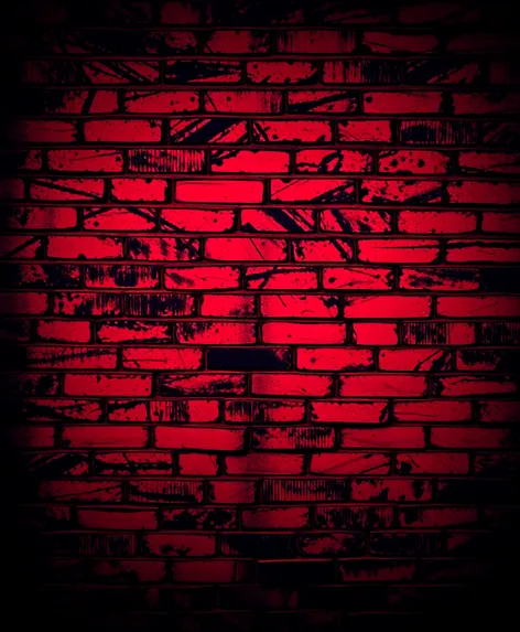 red and black brick