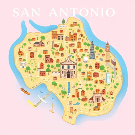 map of san antonio