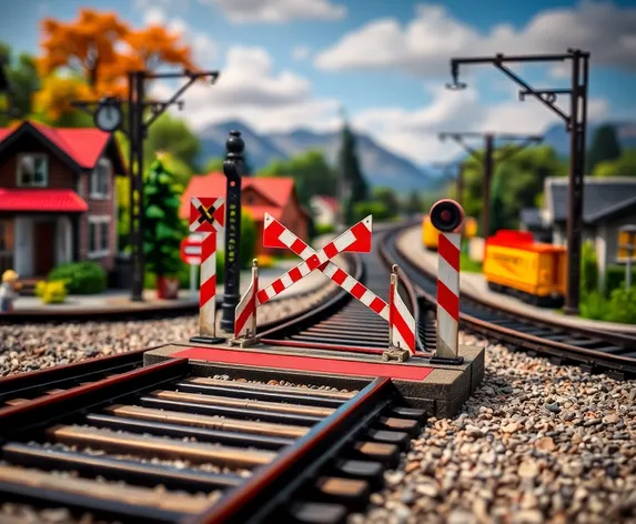 railroad crossing toy