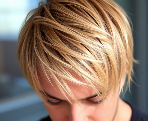 men's highlights blonde