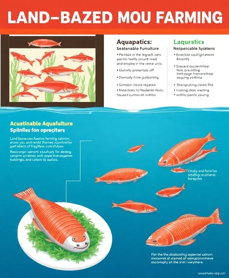 infographic for land-based salmon